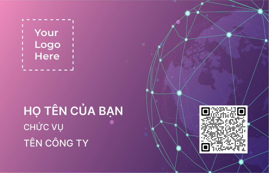 Hình cầu – Tím hồng